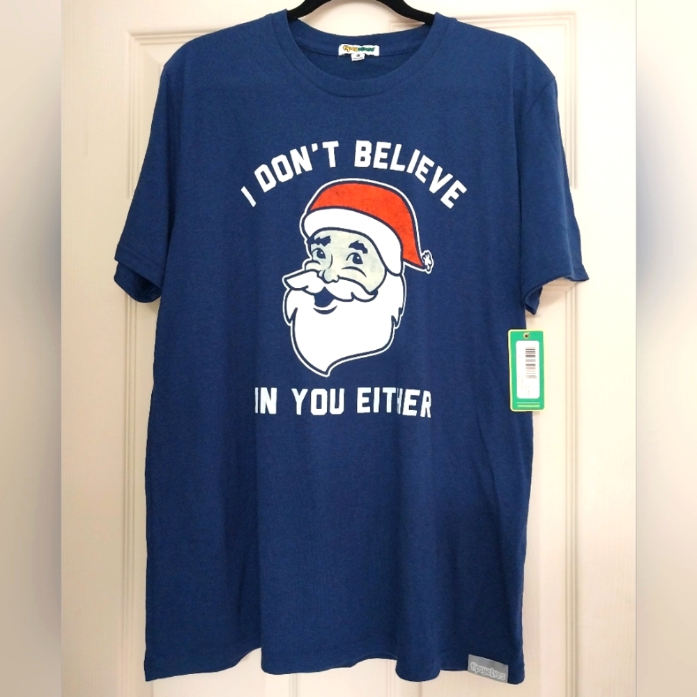 Tipsy Elves Santa Tee Sz L